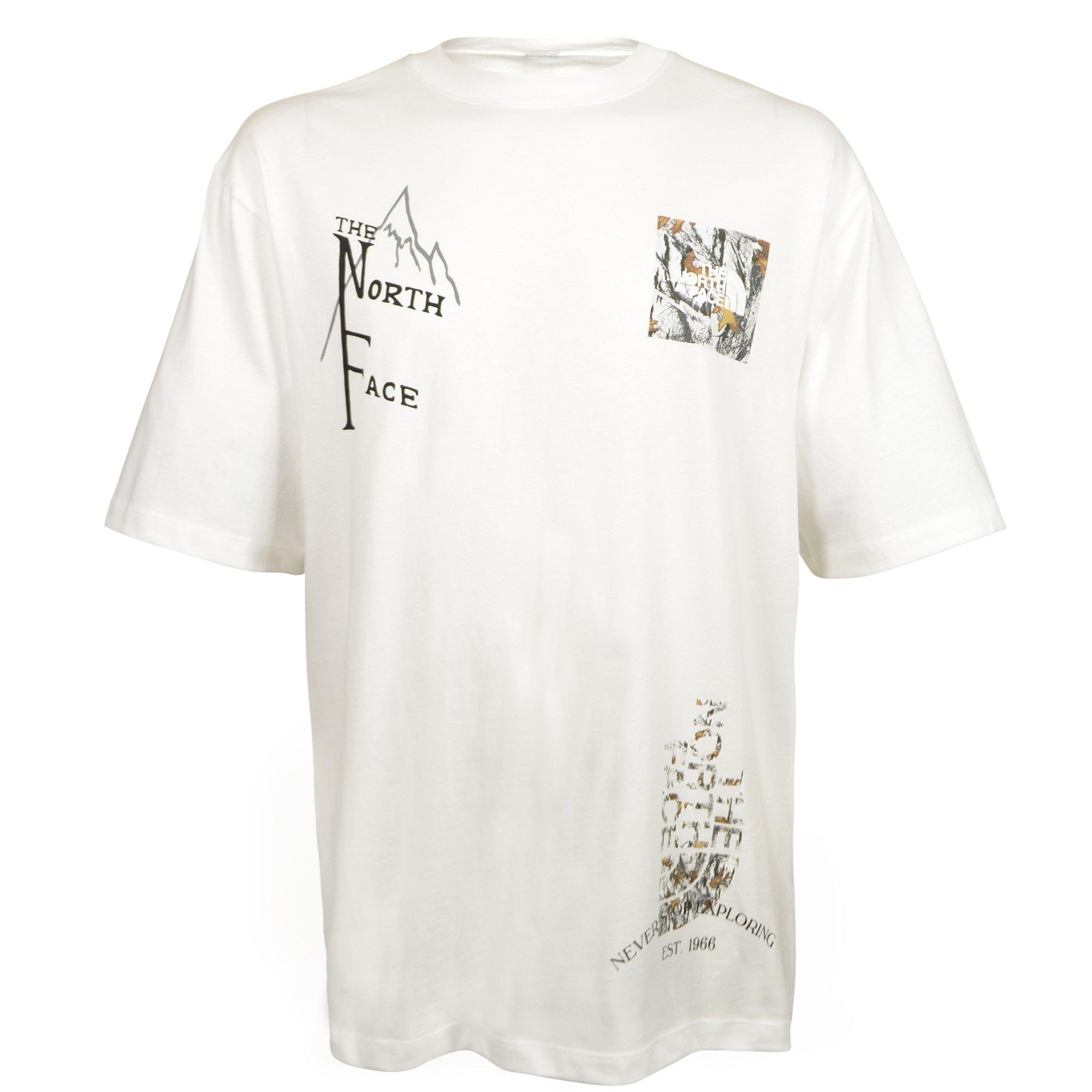 MULTI PLACEMENT OVERSIZED SS TEE-WHITE - WHITE